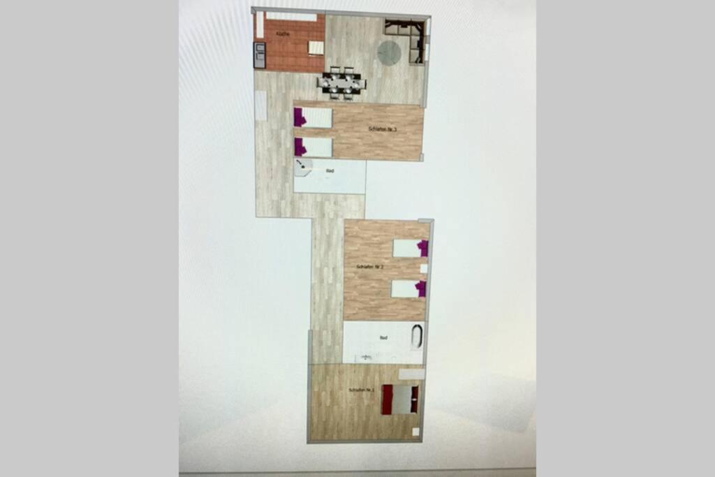 Apartment 120 Qm -3 Schlafzimmer-2 Baeder- Fuer 7 Gaeste Дюссельдорф Экстерьер фото